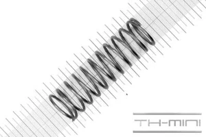 Resorte de presión 2,5 mm 32x100 mm 8,5 kg espiral acero inoxidable metal - Imagen 1 de 1