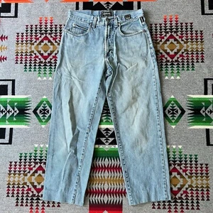 Versace Jeans Couture Men’s Denim Pants Size 30x26 Hemmed Light Wash Medusa B8 - Picture 1 of 14