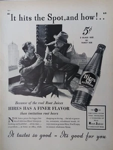 Pubblicità stampa birra radice noleggio 1937 Colpisce il punto, e come! - Foto 1 di 1