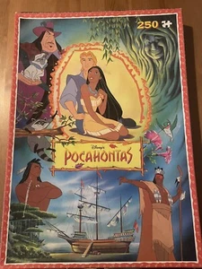 Puzzle 250 pezzi jumbo Disney Pocahontas 1995 vintage - Foto 1 di 5