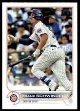 2022 Topps Baseball Card Frank Schwindel A Chicago Cubs #468