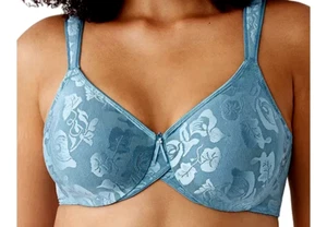 Wacoal Adriatic Blue Awareness Underwire Bra 85567 SZ 34 DDD Nwt $68 - Imagen 1 de 4