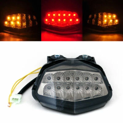 Smoke Brake Tail Light Turn Signals LED Integrated For KAWASAKI Ninja 250R EX250 - Imagem 1 de 4