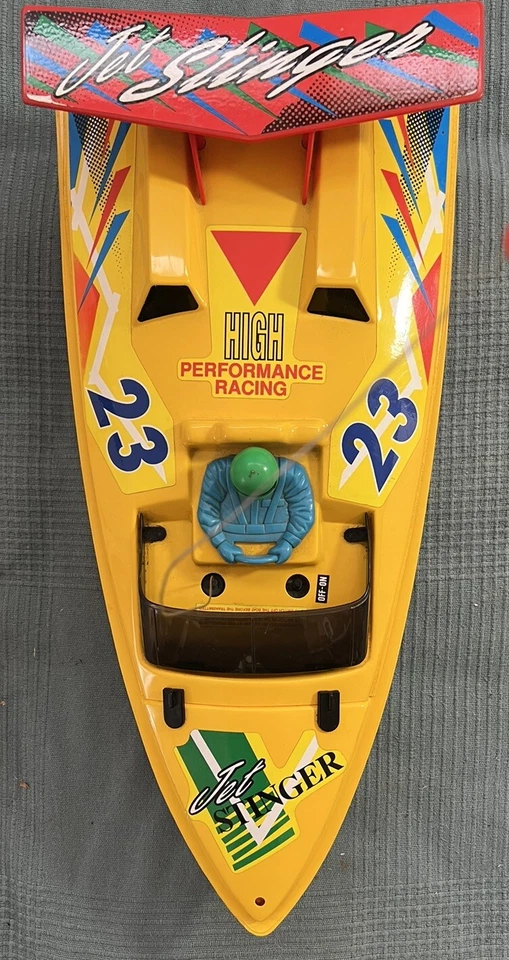 VTG Jet Stinger R/C Racing Boat 27.255 MHz w/Battery No Remote RARE - Image 1 of 4