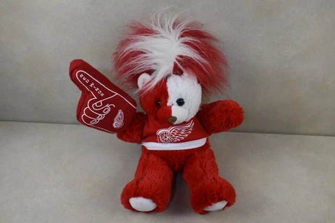 DETROIT RED WINGS HOCKEY PLUSH BEAR Cover