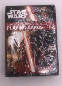 NEW Disney Star Wars RESISTANCE VS. FIRST ORDER Playing Cards SEALED - Imagen 1 de 2