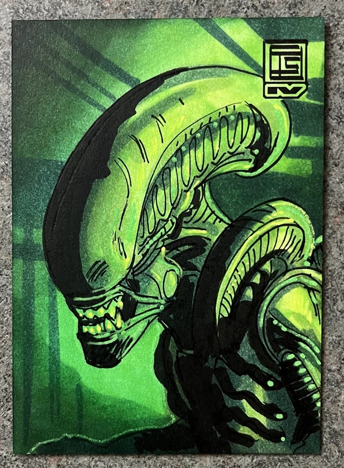 Alien Xenomorph Sketch Card PSC By Tim Shinn 1/1 - Image 1 of 1
