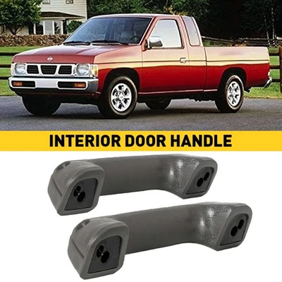 Para 1986-1997 Nissan Hardbody D21 Frontier Pickup apoio de braço puxador de maçaneta da porta par - Imagem 1 de 4