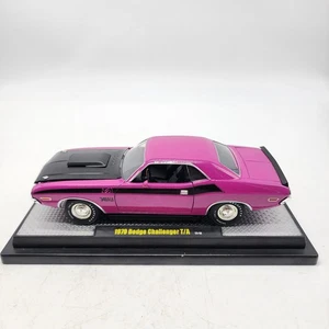 M2 Machines 1:24 Scale Purple Detroit Muscle 1970 Dodge Challenger T/A *READ* - Picture 1 of 17
