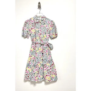 Kate Spade Shoreside Floral Puffy Sleeve Shirtdress, Size Small - Picture 1 of 4
