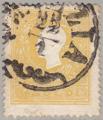 LOMBARDO VENETO-LOMBARDEI VENETIEN-LOMBARDO VENETIA - 1858 I tipo - Immagine 1 di 2