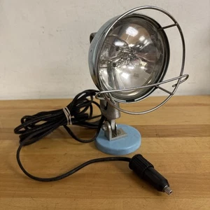 Vintage Chrome Boat Car Truck Spot Search Light with GE Bulb Magnetic Base - Picture 1 of 9