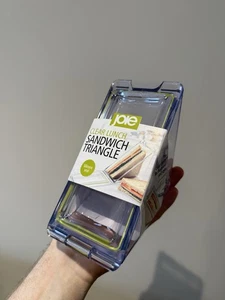 Joie Clear Lunch Sandwich Triangle Box Lunch Box - Picture 1 of 7