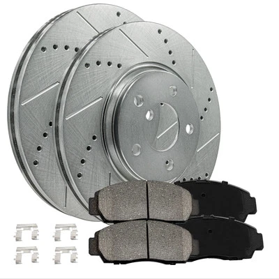 Front Brake Kit Rotors + Ceramic Pads for Chevrolet Monte Carlo 2006-2007 Foto 1 de 4
