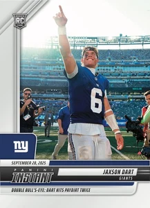 2025-26 Panini Instant NFL #105 Jaxson Dart New York Giants RC - Presale - Picture 1 of 2