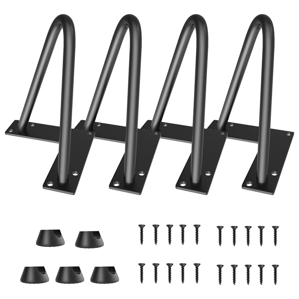Metal Furniture Legs Heavy Duty Hairpin Legs 6 inch Set of 4 - Home DIY Projects
