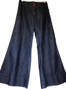 DE COLECCIÓN Y2K - *SIETE 7* - PIERNA ANCHA - TIRO MEDIO - RARO 3 BOTONES - TALLA 28 JEANS - Imagen 1 de 8