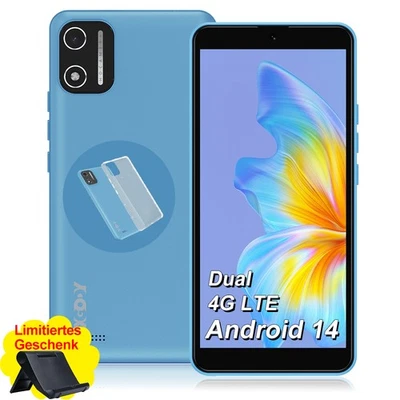 Neu Mini 5,5" Smartphone Android 14 Handy Ohne Vertrag Dual SIM 8-Core  4GB+16GB - Bild 1 von 4