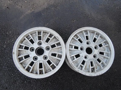 ROVER SD-1 Par Usado Original 6 X 14 X 20 RUEDAS DE ALEACIÓN CRC3068 para Restaurar Foto 1 de 4