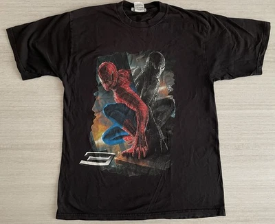 2007 Spider Man 3 Movie Promo T-shirt - Imagen 1 de 3