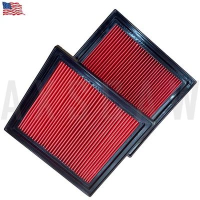 Filtro de aire del motor EX35 G37 Q60 370Z para Nissan Infiniti 2 piezas reemplazar 16546JK20A Foto 1 de 4
