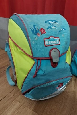 Scout Ranzen Delfin top Zustand - Bild 1 von 4