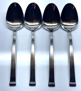SILVERWARE ~ J A HENCKELS ~ " ATHENS " 4 Teaspoons 6.25" Extra's Replacements - Picture 1 of 3