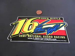 VINTAGE GREG BIFFLE Sticker Decal ORIGINAL OLD STOCK - Picture 1 of 1