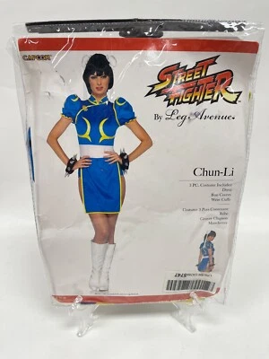 Disfraz de Cosplay Leg Avenue SF85083 Chun-Li de Street Fighter Pequeño/Mediano NUEVO Foto 1 de 4