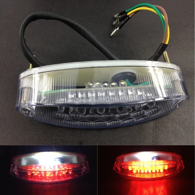 28LED Universel Moto Feu Stop Arrière Pour Enduro ATV Lampe Lumière Frein Plaque - Image 1 of 4