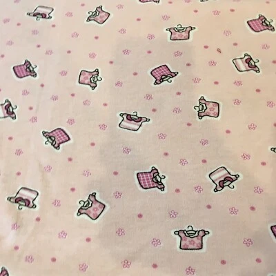 Jersey tejido rosa flores y tops 1 yarda 29 pulgadas por 54 pulgadas Foto 1 de 3