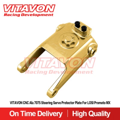Vitavon CNC Alu7075 Steering Servo Protector Plate For LOSI Promoto MX LOS261010 - Image 1 of 4