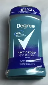 Degree Men Fresh Arctic Edge Deodorant, 3 oz, 2 Pack - Picture 1 of 7