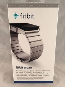 NEW FITBIT BLAZE METAL ACCESSORY BAND FRAME BRACELET STAINLESS STEEL FB159MLSRS - Bild 1 von 4