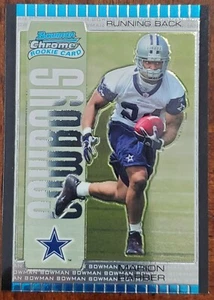 2005 Bowman Chrome Marion Barber Dallas Cowboys Rookie Card #113 NM/MINT - Bild 1 von 2