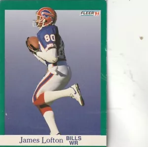 SPEDIZIONE GRATUITA-COME NUOVO-1991 FLEER #4 BANCONOTE JAMES LOFTON - Foto 1 di 1