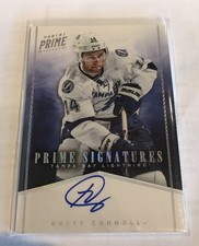 2011/12 Panini Prime BRETT CONNOLLY Prime Signatures SILVER Lightning 16/25