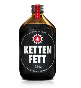 Kanne Kettenfett Lakritzlikör 0,5 L 25%vol Lakritze Salmiak Schnaps - Bild 1 von 1