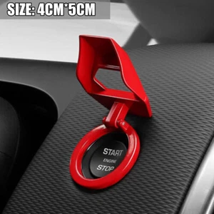 Tapa universal para arranque del motor de automóvil con botón pulsador interruptor cubierta decoración accesorios - Imagen 1 de 7
