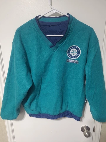 Vintage rare mariners sweater pullover  reversible see photos size L (14-16) c1 Cover