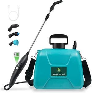 Pulverizador de césped para patio 2 galones alimentado por batería USB recargable - Imagen 1 de 8