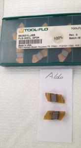 8 NEW TOOL FLO (FLG) NG-3031L TOP NOTCH CARBIDE INSERTS. GRADE: GP3R USA [A66] - Picture 1 of 1