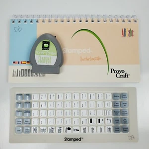 Cricut Cartridge Stamped Scrapbooking Fonts Link Status Unknown - Picture 1 of 2