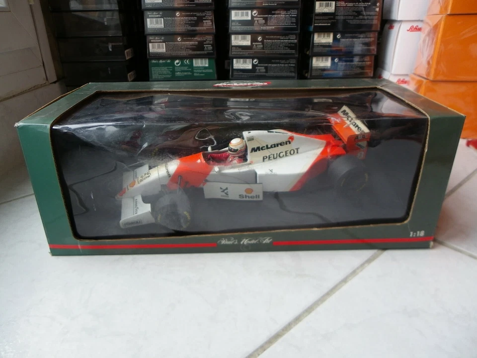 Mclaren Peugeot MP4/9 Martin Brundle #8 1994 1/18 MINICHAMPS F1 IN Scatola - Immagine 1 di 4