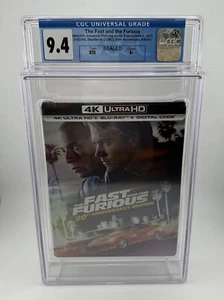 The Fast and the Furious LE Steelbook (2021) Blu-ray New Sealed Graded CGC 9.4 A - Picture 1 of 12