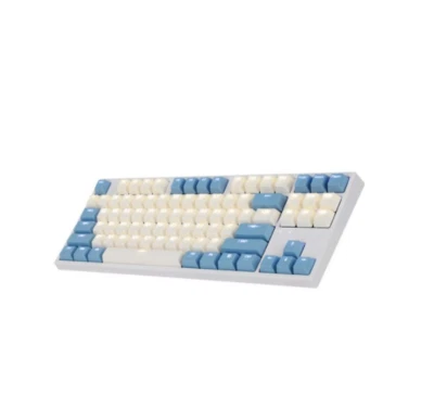 COX CK87 Gateron LED Gaming Mechanical Keyboard Yellow Switch KOREAN / English - Image 1 of 4