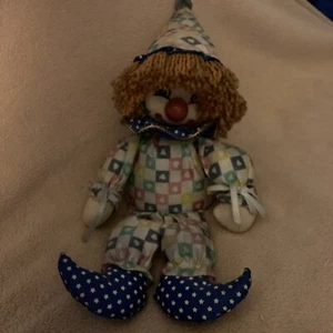 Clown mit  Spieluhr u. beweglichen Kopf !!!  Vintage Canada Halloween Requisite - Bild 1 von 6