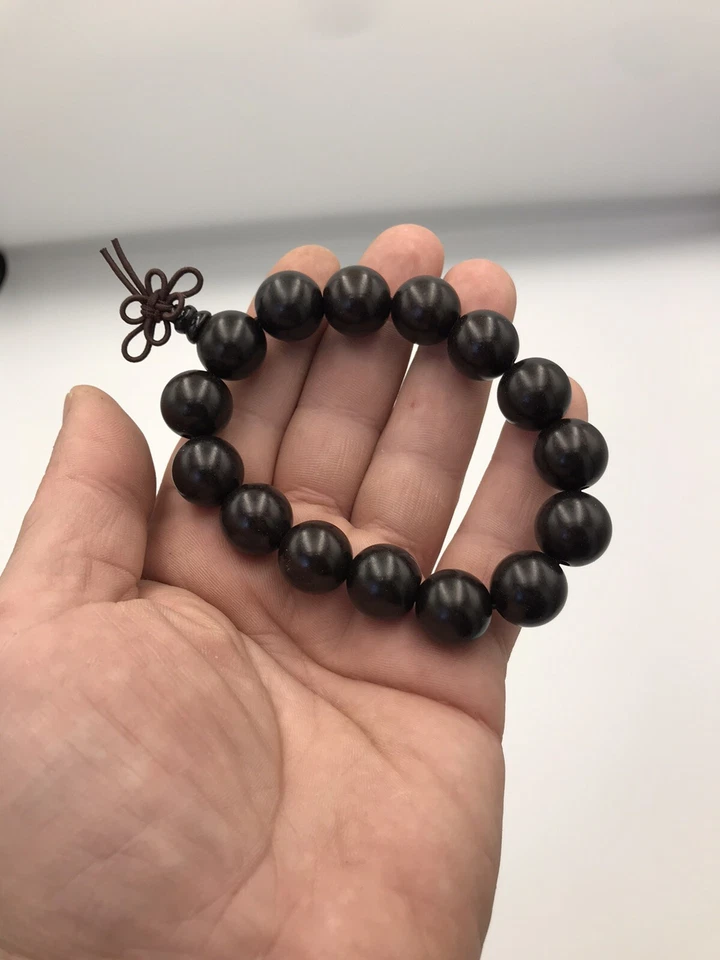 10mm beads ebony wood bracelet - Image 1 of 1