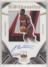 2014-15 Panini Preferred Silhouettes Prime /25 James Ennis #299 Rookie Auto RC