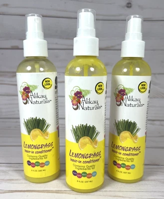 Alikay Naturals Leave-In Conditioner Lemongrass 8oz (3Pack) - Image 1 of 4